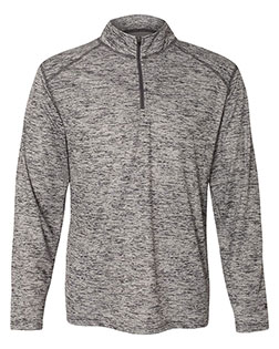 Badger 4172 Tonal Blend Quarter-Zip Pullover at GotApparel