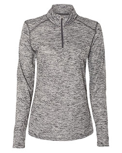 Badger 4173  Women’s Tonal Blend Quarter-Zip Pullover at GotApparel