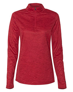 Badger 4173 Women’s Tonal Blend Quarter-Zip Pullover at GotApparel