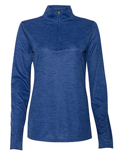 Badger 4173 Women’s Tonal Blend Quarter-Zip Pullover at GotApparel