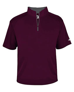 Badger 4199 B-Core Quarter-Zip T-Shirt at GotApparel