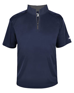 Badger 4199 B-Core Quarter-Zip T-Shirt at GotApparel