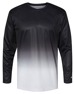 Badger 4204  Ombre Long Sleeve T-Shirt at GotApparel