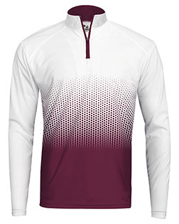 Badger 4222 Men Hex 2.0 Quarter Zip Pullover at GotApparel