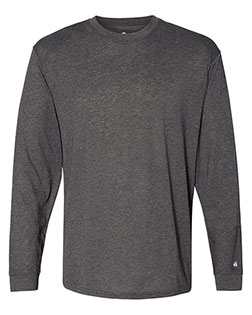 Badger 4944 Men Triblend Performance Long Sleeve T-Shirt at GotApparel