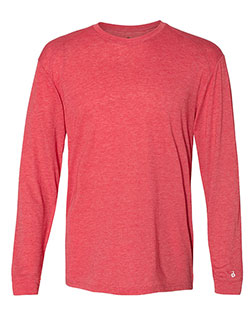 Badger 4944 Men Triblend Performance Long Sleeve T-Shirt at GotApparel
