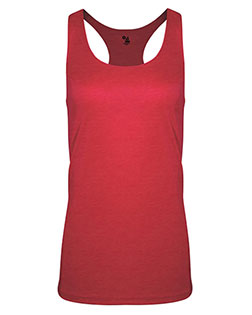 Badger 4966 Women's Triblend Racerback at GotApparel