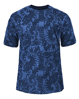 Badger 4975 Men Tie-Dyed Tri-Blend T-Shirt at GotApparel