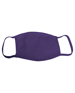 Bayside 1900BY Adult Cotton Face Mask Made in USA at GotApparel