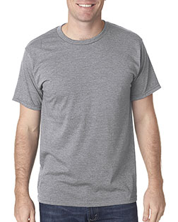 Bayside 5010 Men Heather Ringspun Jersey Tee at GotApparel