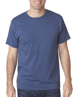 Bayside 5010 Men Heather Ringspun Jersey Tee at GotApparel