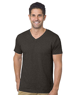 Bayside 5025 Men USA-Made V-Neck T-Shirt at GotApparel