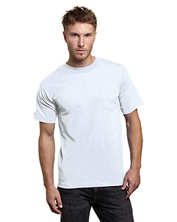 Bayside 7100 Men USA-Made T-Shirt with a Pocket at GotApparel
