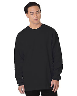 Bayside 8205 Men's Heavyweight Waffle Knit Long-Sleeve Thermal at GotApparel