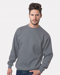 Bayside 1102 Men Crew Neck Fleece at GotApparel