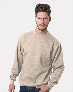 Bayside 1102 Men Crew Neck Fleece at GotApparel