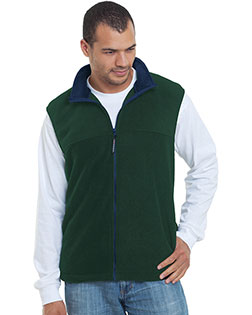 Bayside BA1120 Unisex Full-Zip Polar Fleece Vest at GotApparel