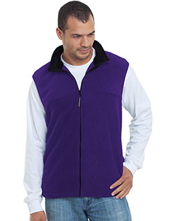 Bayside BA1120 Unisex Full-Zip Polar Fleece Vest at GotApparel