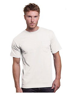 Bayside BA3015 Adult 6.1 oz Cotton Pocket T-Shirt at GotApparel