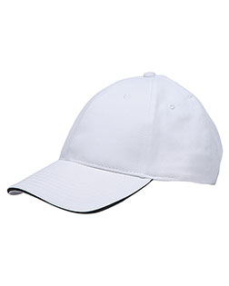 Bayside 3617 Unisex Washed Cotton Unstructured Sandwich Cap at GotApparel