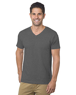 Bayside BA5025 Unisex 4.2 oz Fine Jersey V-Neck T-Shirt at GotApparel