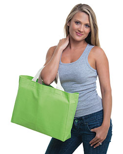 Bayside 750 Unisex Medium Gusset Tote at GotApparel