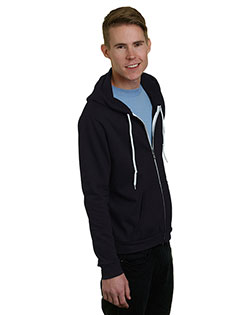 Bayside BA875 Unisex 7 oz Full-Zip Fashion Hooded Sweatshirt at GotApparel