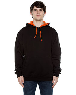 Beimar Drop Ship F1023 Men 10 Oz. 80/20 Poly/Cotton Contrast Hood Sweatshirt at GotApparel