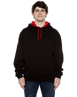 Beimar Drop Ship F1023 Men 10 Oz. 80/20 Poly/Cotton Contrast Hood Sweatshirt at GotApparel