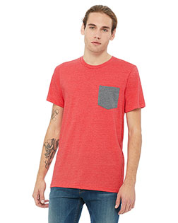 Bella + Canvas 3021 Men Short-Sleeve Pocket T-Shirt at GotApparel