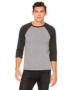 Bella + Canvas 3200 Unisex 3/4 Sleeve Baseball Tee at GotApparel