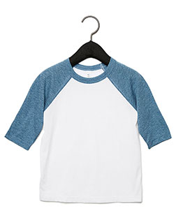 Bella + Canvas 3200T Infants & Toddlers 3/4-Sleeve Baseball T-Shirt at GotApparel