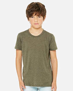 Bella + Canvas 3413Y Boys Triblend Short-Sleeve T-Shirt at GotApparel