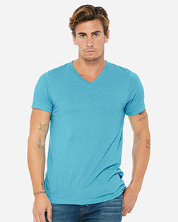 Bella + Canvas 3415C Unisex Tri-Blend Short-Sleeve V-Neck Tee at GotApparel