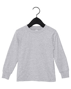 Bella + Canvas 3501T Toddler Jersey Long Sleeve T-Shirt at GotApparel