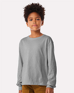 Bella + Canvas 3511Y Youth 6oz. Heavyweight Long Sleeve Tee at GotApparel