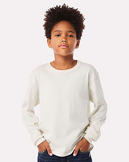 Bella + Canvas 3511Y Youth 6oz. Heavyweight Long Sleeve Tee at GotApparel