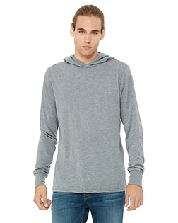 Bella + Canvas 3512 Unisex Jersey Long-Sleeve Hoodie at GotApparel