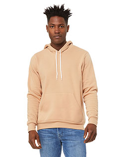 Bella + Canvas 3719 Poly Cotton Fleece Pullover Unisex Hoodie at GotApparel
