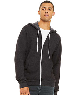 Bella + Canvas 3739 Unisex Sponge Fleece Full-Zip Hoodie at GotApparel