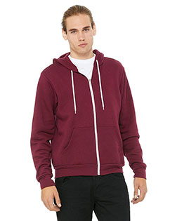 Bella + Canvas 3739 Unisex Sponge Fleece Full-Zip Hoodie at GotApparel