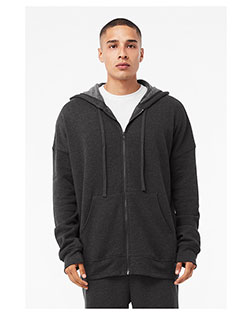 Bella + Canvas 3759 Unisex Sponge Fleece DTM Full-Zip Hooded Sweatshirt at GotApparel