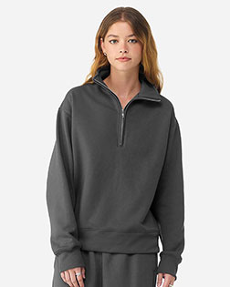 Bella + Canvas 4740 Unisex 10 oz Quarter-Zip Pullover Sweatshirt at GotApparel