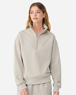 Bella + Canvas 4740 Unisex 10 oz Quarter-Zip Pullover Sweatshirt at GotApparel