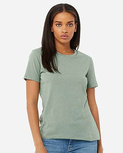 Bella + Canvas 6400CVC Women Ladies' Relaxed Heather Cvc Short-Sleeve T-Shirt at GotApparel