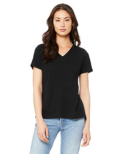 Bella + Canvas 6415 Women Missys Relaxed Jersey Short-Sleeve V-Neck T-Shirt at GotApparel