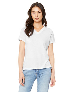 Bella + Canvas 6415 Women Missys Relaxed Jersey Short-Sleeve V-Neck T-Shirt at GotApparel