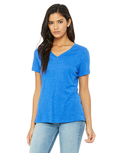 Bella + Canvas 6415 Women Missys Relaxed Jersey Short-Sleeve V-Neck T-Shirt at GotApparel