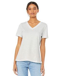 Bella + Canvas 6405 Women Missys Relaxed Jersey Short-Sleeve V-Neck T-Shirt at GotApparel
