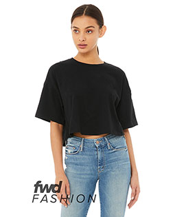 Bella + Canvas 6482  FWD Fashion Ladies' Jersey Cropped T-Shirt at GotApparel